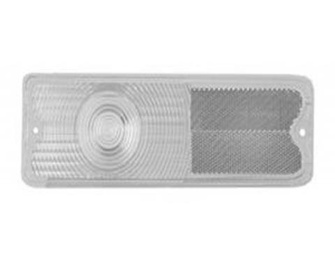 Chevy Truck Lens, Taillight, Clear, Fleet Side, 1967-1972