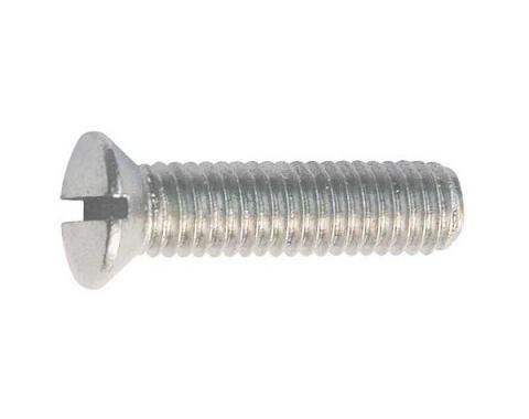 Oval Head Machine Screw - Slotted - 10/32 X 3/4 - #8 Head -Stainless Steel