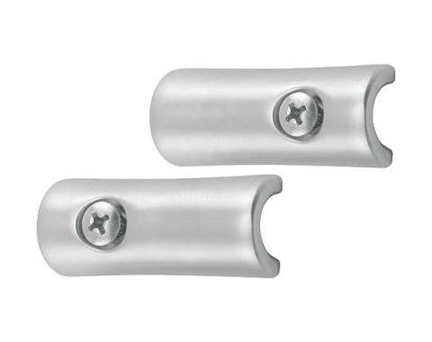 Inside Rear View Mirror Arm & Screw Set, Correct Satin Finish