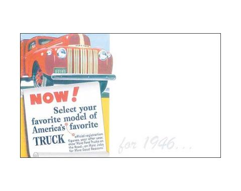 Sales Brochure - Fold-Out Style - Ford Truck