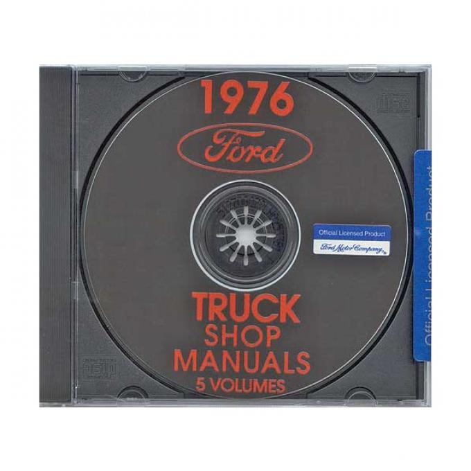 Ford Pickup Truck Shop Manual On CD