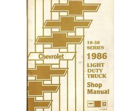 Chevy Truck Shop Manual, 1986
