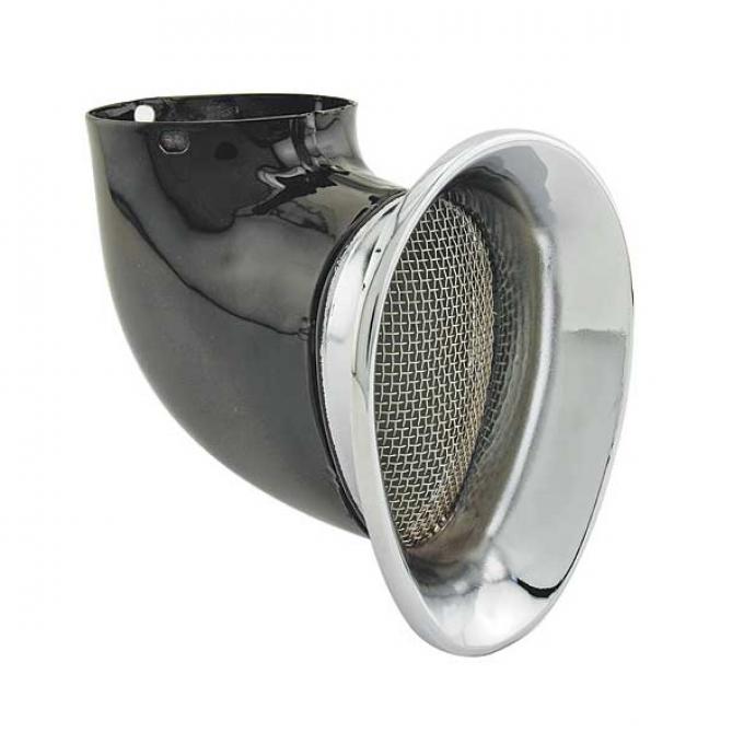 Horn Projector - Body Black & Mouth Chrome - Ford Passenger