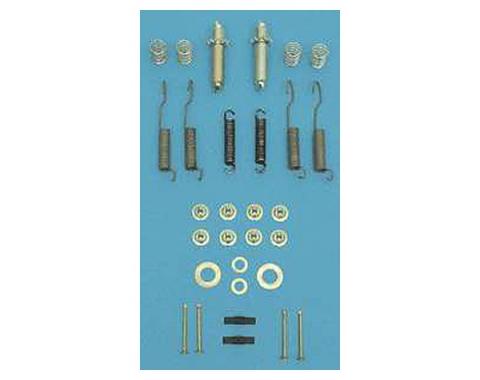 Full Size Chevy Drum Brake Adjusting Hardware Kit, Front, 1958