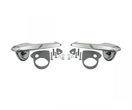 Ford Pickup Truck Outside Door Handle Set - Average Quality- Right & Left