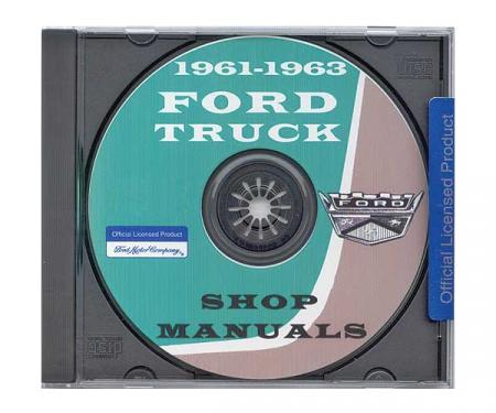 Ford Pickup Truck Shop Manual On CD