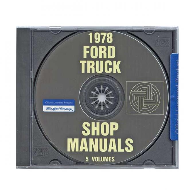 Ford Pickup Truck Shop Manual On CD