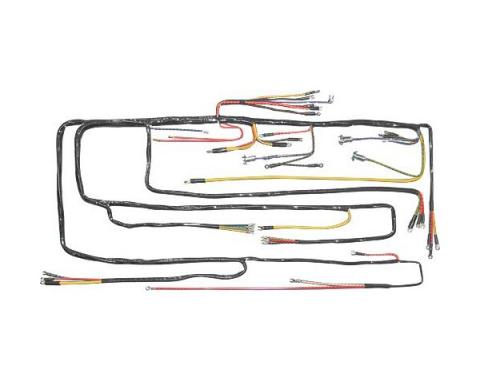 Ford Pickup Truck Dash Wiring Harness - Amp Gauge Loop - 6 Cylinder