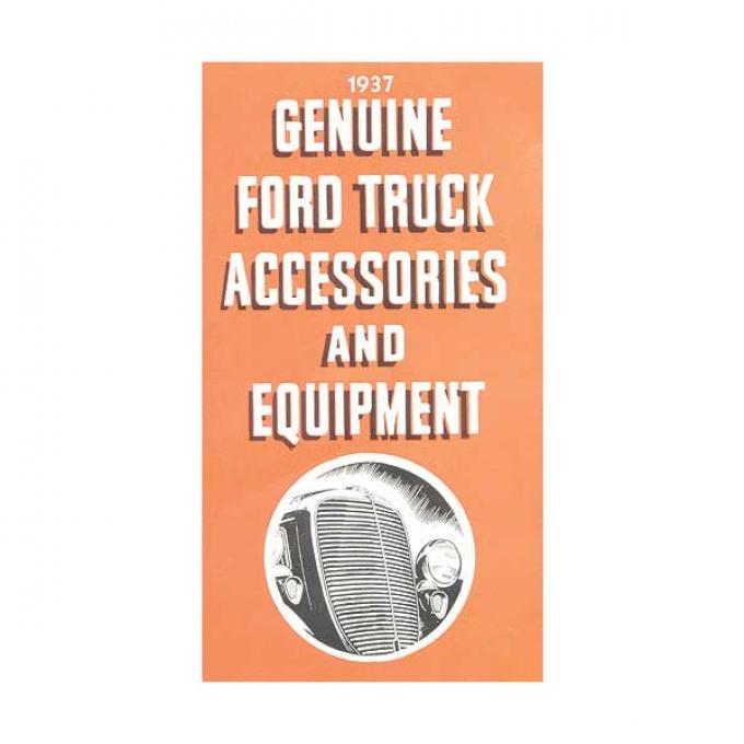 Ford Truck Accessory Brochure, Fold-Out Style, 1937