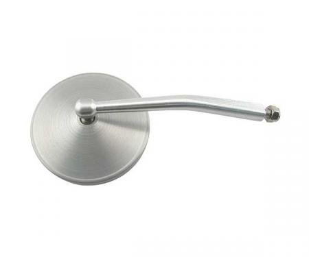 Post Mirror - Right Or Left - Brushed Aluminum