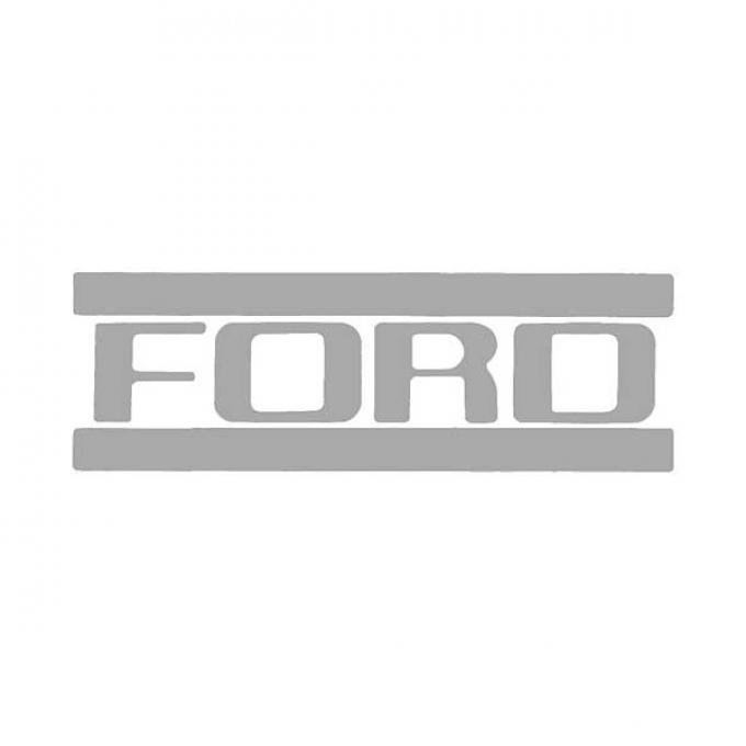 Ford Pickup Truck Exterior Decal Set - Tailgate Lettering -Silver