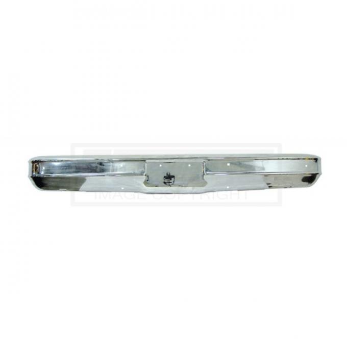 Chevy Truck Front Bumper, Chrome, Without Impact Strip Holes, Show Quality, 1973-1980