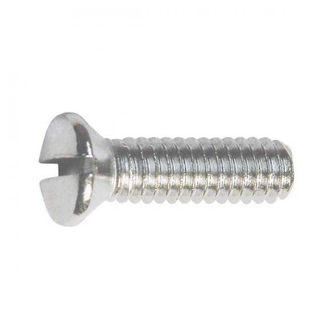 Oval Head Machine Screw - 12/24 X 3/4 - #10 Head - Slotted