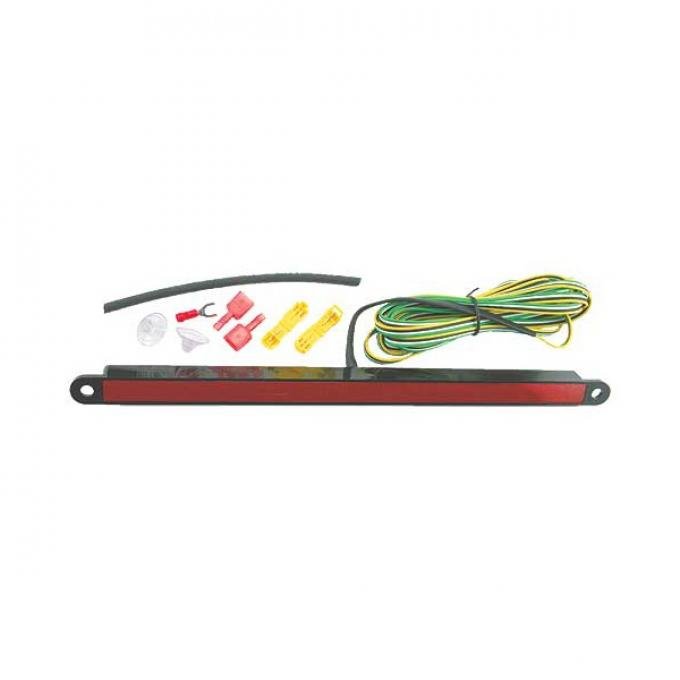 LED Back Window Light - 6 Volt Positive - Red LED Light - For Flat Back Window Only - Ford