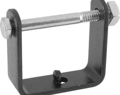 Front Spring Clamp - 10 Or 12 Leaf Spring - Black - Ford