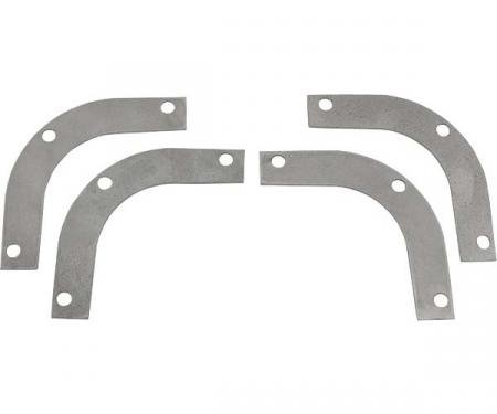 Rear Window Frame Corner Brace Set - 4 L Shaped Pieces - Ford Pickup Truck