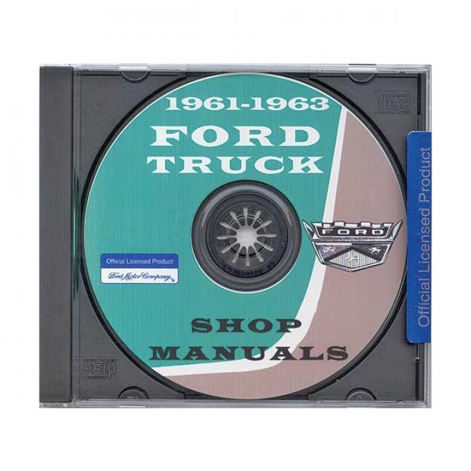 Ford Pickup Truck Shop Manual On CD