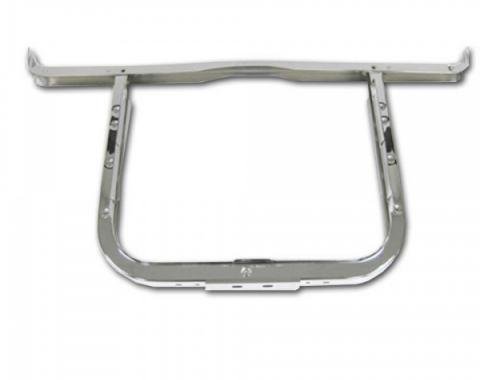 Classic Chevy - Radiator Support With Upper Bar, Chrome, 6 Cylinder, 1957