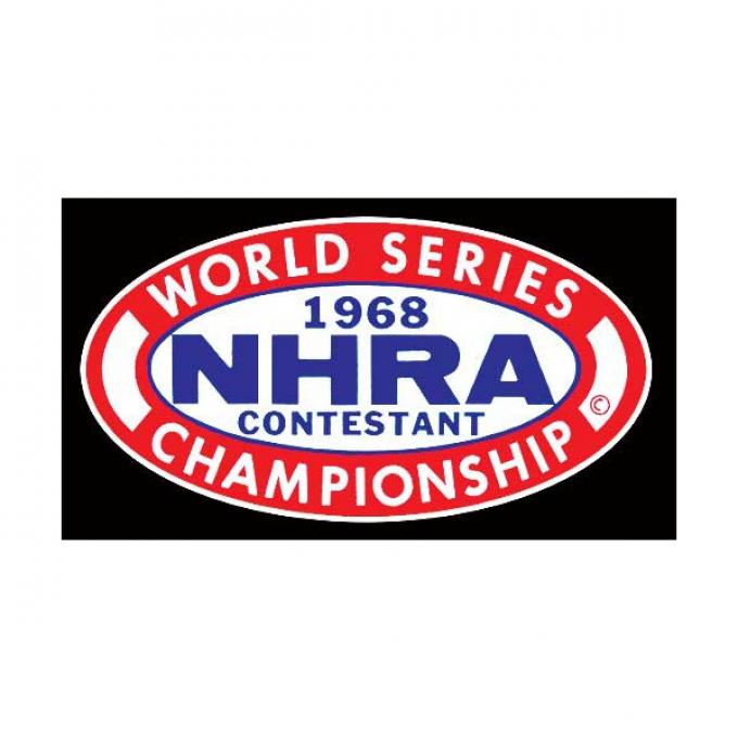 Decal - 1968 NHRA World Series Contestant
