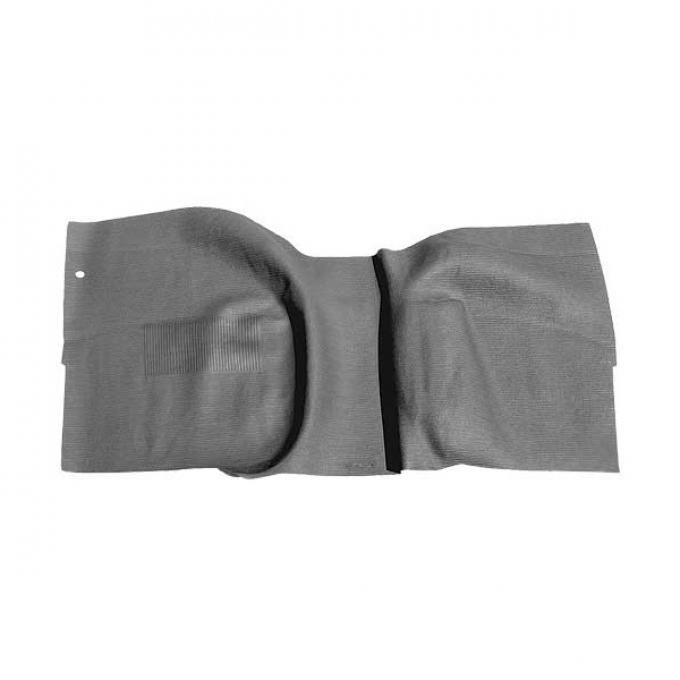 Ford Pickup Truck Floor Mat - Rubber - Black - For Floor Shift Transmission & 5 High Transmission Hump - Ford F100 ThruFord F350