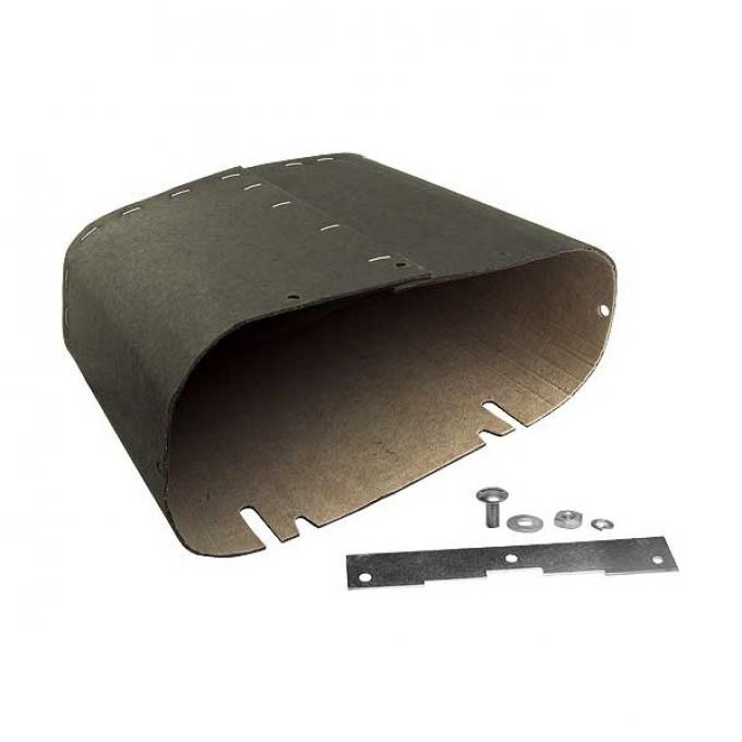 Glove Box - Tan Fabric Inside - With Hardware - Ford Passenger