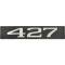 Hood Emblem Insert, 427, Fairlane, Ranchero, Torino, 1969