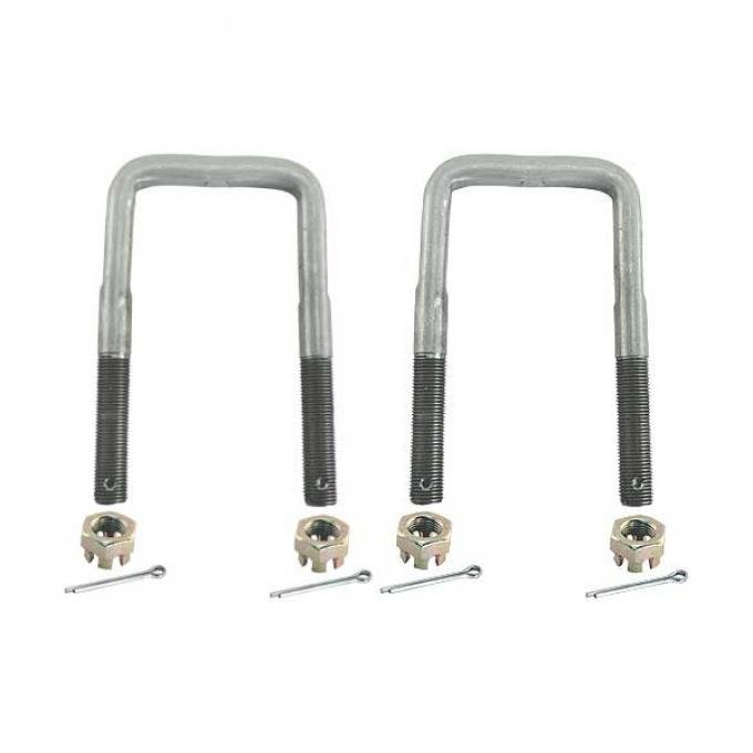 Rear Spring U-Clip - Includes Nuts & Cotter Pins - 5.25 - Ford Pickup Truck