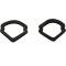 Chevy Truck Back-Up Light Lens Gaskets, Fleet Side, 1967-1972