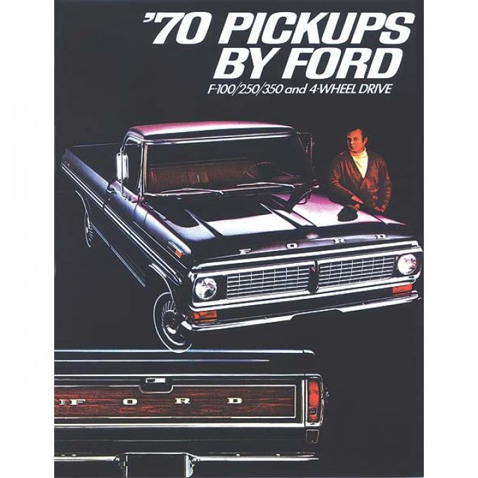 Sales Brochure, 1970 Truck F100/250/350 and 4WD, 16 pages