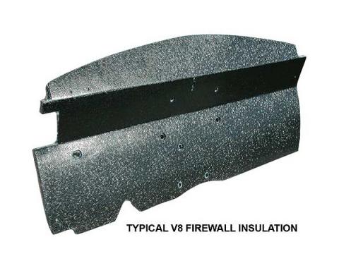 Firewall Insulator - Requires 8 Studs - Ford Deluxe Passenger