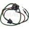 Headlight Socket Wire - PVC Wire - Left - With Full Length Ground Wire - With Grommet - 22 Long