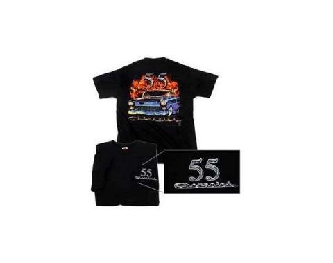 Chevy T-Shirt, 1955 50th Flame