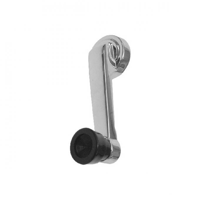 Window Crank Handle - With Black Knob - Right Or Left