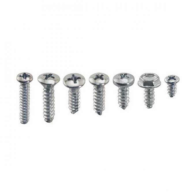 Ford Pickup Truck Interior Trim Screw Set - 50 Pieces