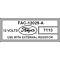 Ford Thunderbird Ignition Coil Decal, 1956-63