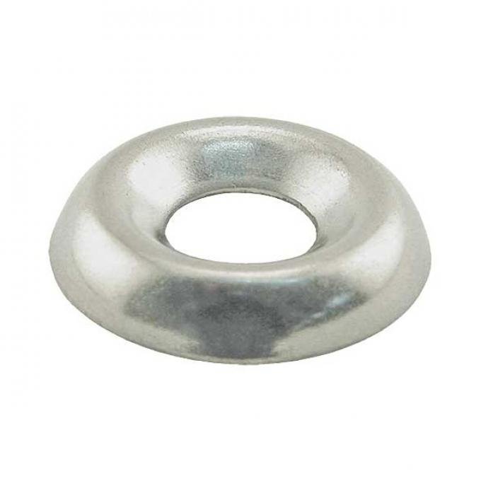 Nickel Plated Finishing Washer - Cup Type - #12