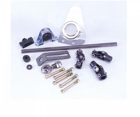 Flaming River 1955-56 Chevy Manual Rack & Pinion Cradle Kit - Paintable Floor Shift Tilt Column