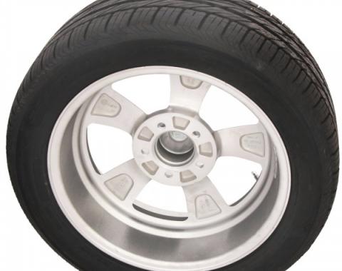 Torq Thrust II Gray 15" Wheels & OHTSU Tires, Mounted & Balanced Package