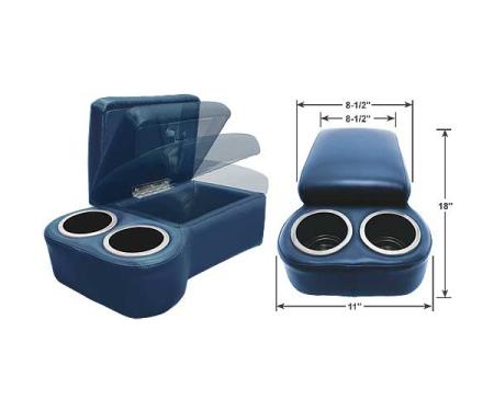 BC Seat Cruiser Console - 18 " x 11" x 7" - Dark Blue