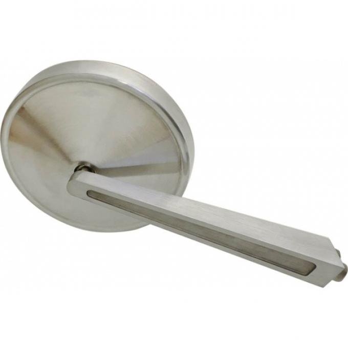 Outside Mirror - Right - Round - Aluminum