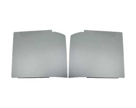Ford Pickup Truck Interior Trim Pieces - Custom Cab - Gray - Behind Seatback - 30-1/4 X 34-1/2