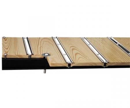 Chevy Truck Bed Flooring, Short Bed, Fleet Side, Pine, WithStandard Mounting Holes, 1963-1966