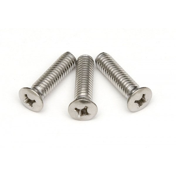 Counterpart Polished Stainless Door Mirror Mounting Screws – 47-66 Chevy Truck