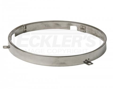 Chevy Or GMC Truck Headlight Retaining Ring, Stainless Steel, 7" Round, 1973-1981