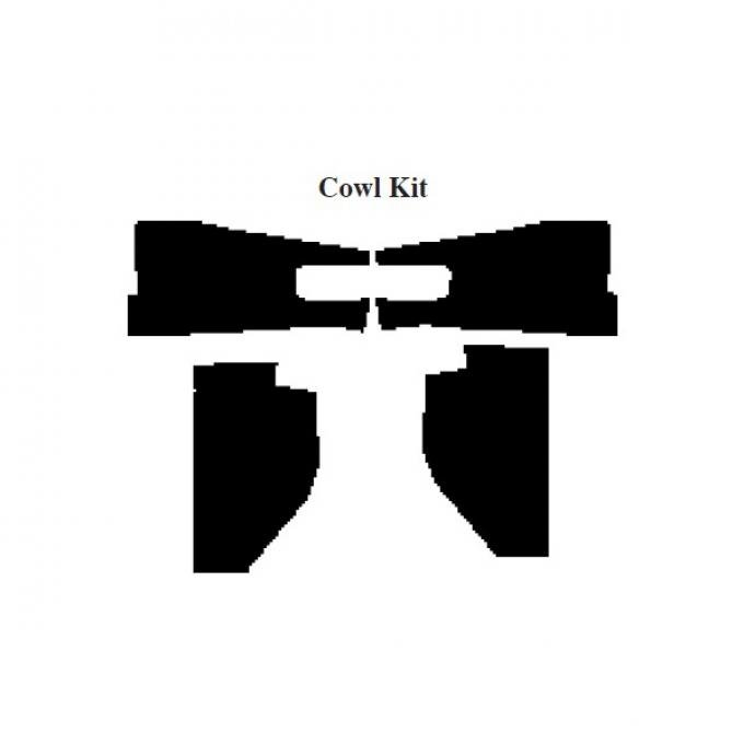 Chevy & GMC Truck Insulation, Quiet Ride, Cowl, 1947-1953
