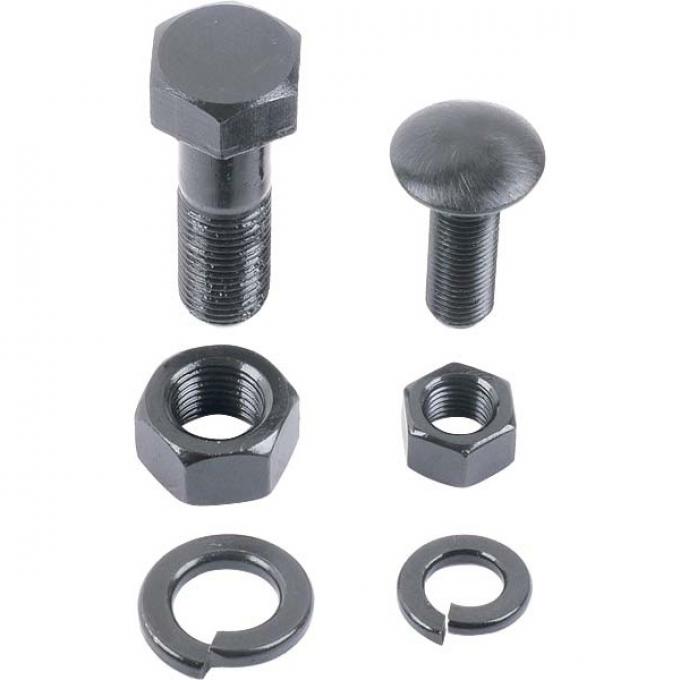 Bumper Arm Carriage Bolt Kit - Outer To Inner Rear Arms - 38 Pieces - Ford