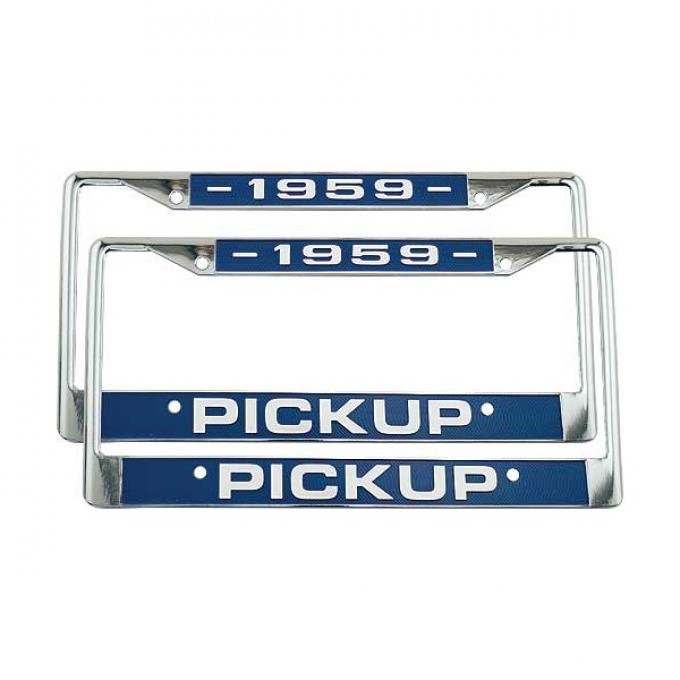 Ford Pickup Truck License Plate Frames - 1959 Pickup