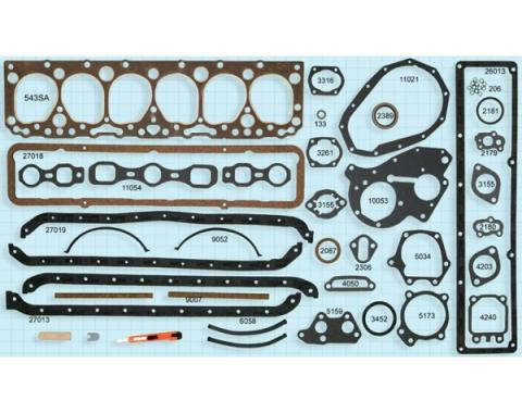 Chevy Or GMC Truck Engine Gasket Set, 235 CI, 1953-1963