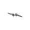 Door Handles, Interior, Windowed Billet Aluminum, Pair, Midnight Black, Lokar, GM 1955-1957