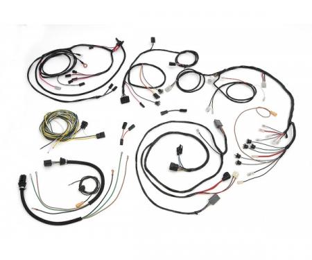Chevy Truck Underdash Wiring Harness, With Warning Lights, 1964-1965